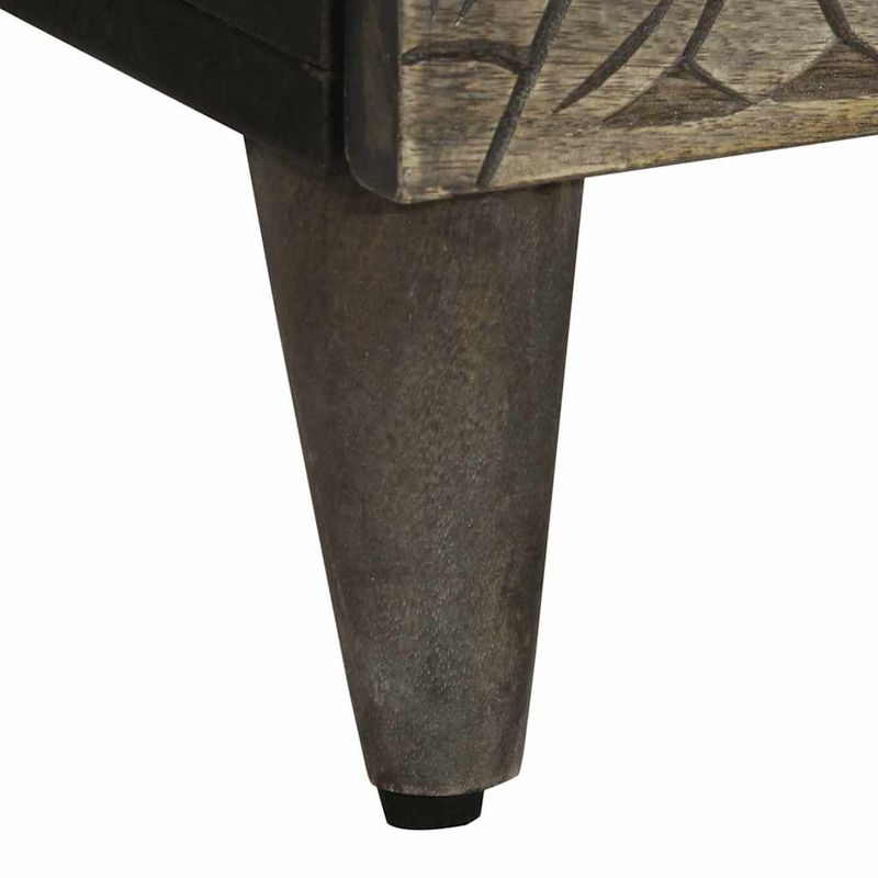 Casa si Gradina - Mobilier - Dulapuri si sifoniere - Dulapuri - Bufeta gri deschis 60x33,5x75 cm lemn masiv de mango - Infinity.ro