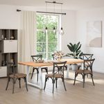 Casa si Gradina - Mobilier - Feronerie si accesorii mobila - Picioare pentru masa in forma de V 2 buc alb otel - Infinity.ro