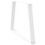 Casa si Gradina - Mobilier - Feronerie si accesorii mobila - Picioare pentru masa in forma de V 2 buc alb otel - Infinity.ro