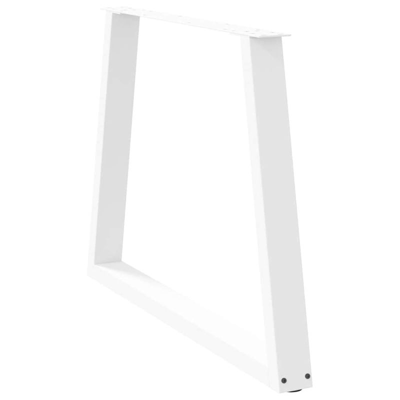Casa si Gradina - Mobilier - Feronerie si accesorii mobila - Picioare pentru masa in forma de V 2 buc alb otel - Infinity.ro