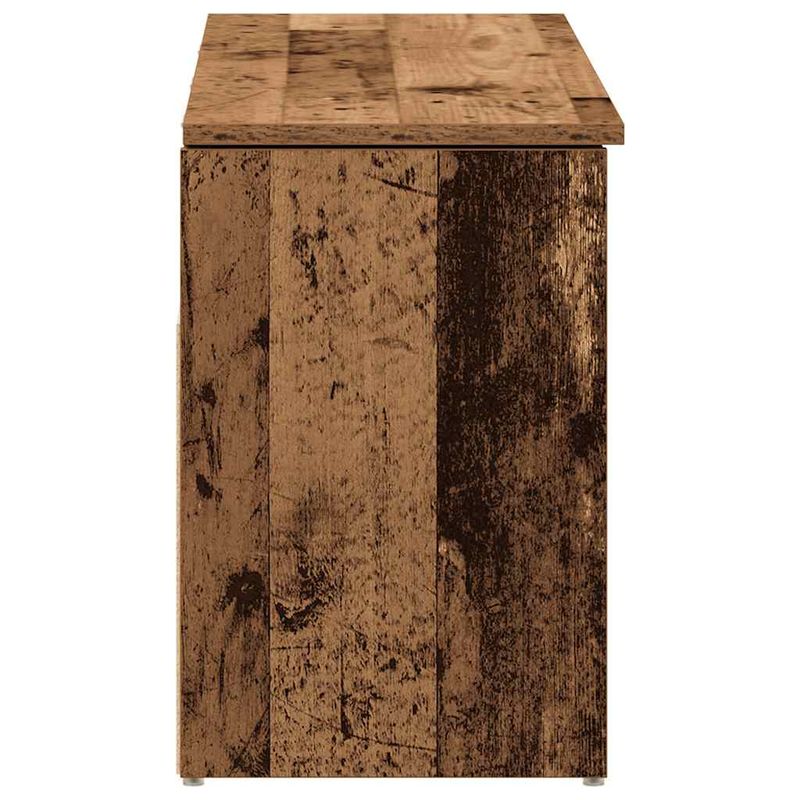 Casa si Gradina - Mobilier - Organizare si depozitare - Organizator incaltaminte - Bancheta de pantofi, lemn vechi, 102x30,5x45 cm, lemn prelucrat - Infinity.ro