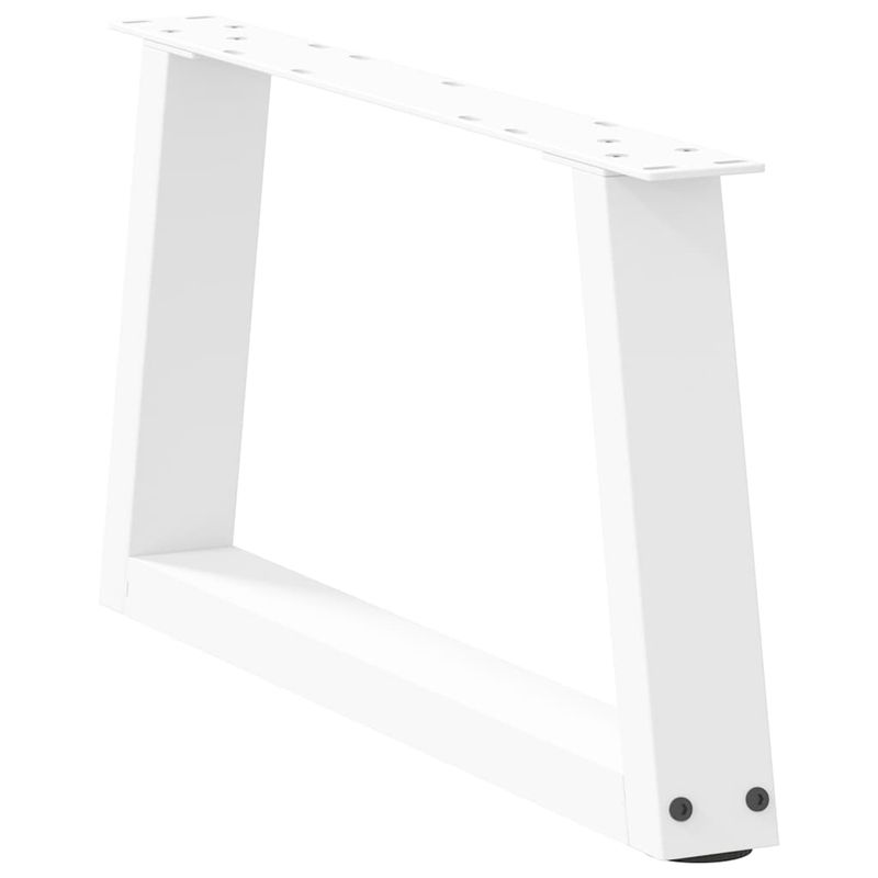 Casa si Gradina - Mobilier - Feronerie si accesorii mobila - Picioare pentru masa in forma de V 2 buc alb otel - Infinity.ro