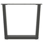Casa si Gradina - Mobilier - Feronerie si accesorii mobila - Picioare pentru masa in forma de V 2 buc Antracit Otel - Infinity.ro