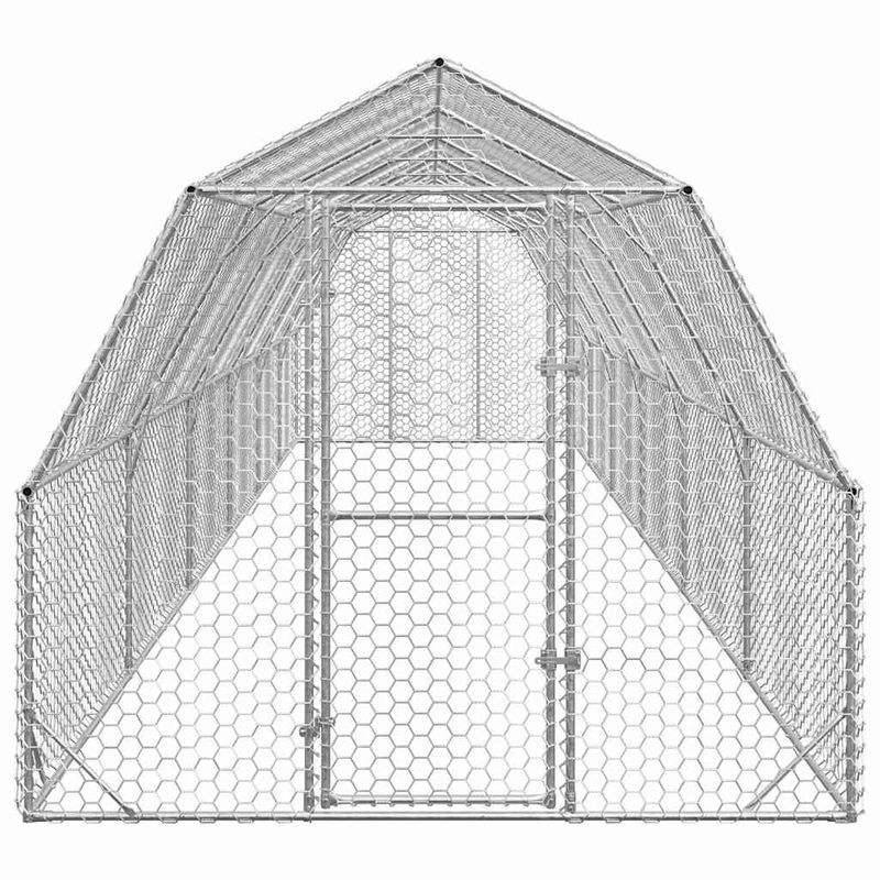 Petshop - Accesorii petshop - Culcusuri si custi - Custi interior si exterior - Pui de gaina 2,5x12x2,25 m Otel galvanizat - Infinity.ro