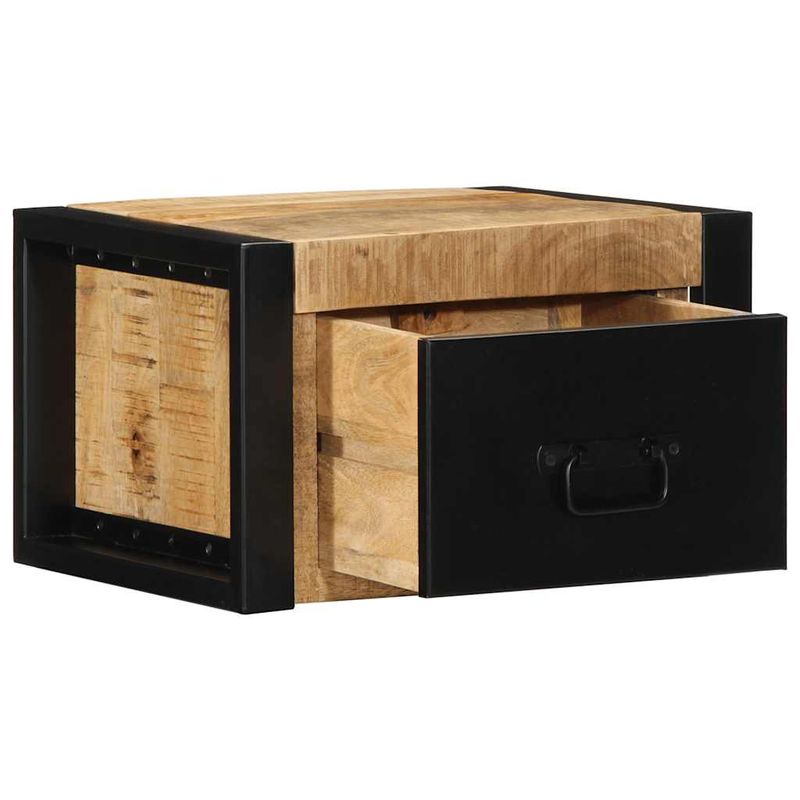 Casa si Gradina - Mobilier - Comode si corpuri - Noptiere - Noptiere 2 buc 40x35x25 cm lemn masiv de mango - Infinity.ro