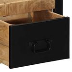 Casa si Gradina - Mobilier - Comode si corpuri - Noptiere - Noptiere 2 buc 40x35x25 cm lemn masiv de mango - Infinity.ro