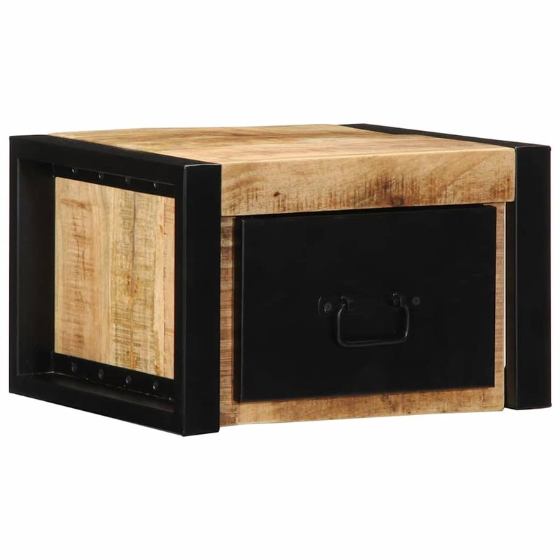 Casa si Gradina - Mobilier - Comode si corpuri - Noptiere - Noptiere 2 buc 40x35x25 cm lemn masiv de mango - Infinity.ro