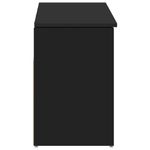 Casa si Gradina - Mobilier - Organizare si depozitare - Organizator incaltaminte - Banca de pantofi neagra 102x30,5x45 cm Lemn prelucrat - Infinity.ro