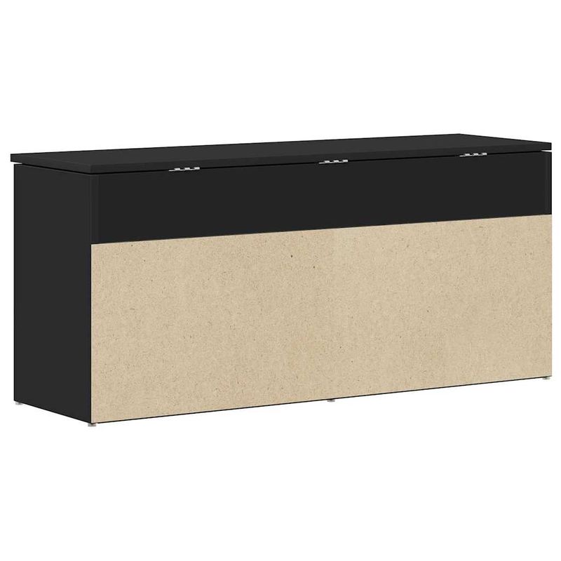 Casa si Gradina - Mobilier - Organizare si depozitare - Organizator incaltaminte - Banca de pantofi neagra 102x30,5x45 cm Lemn prelucrat - Infinity.ro