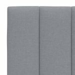 Casa si Gradina - Mobilier - Paturi si accesorii - Paturi - Pat cu saltea, gri deschis, 140x200 cm, material textil - Infinity.ro