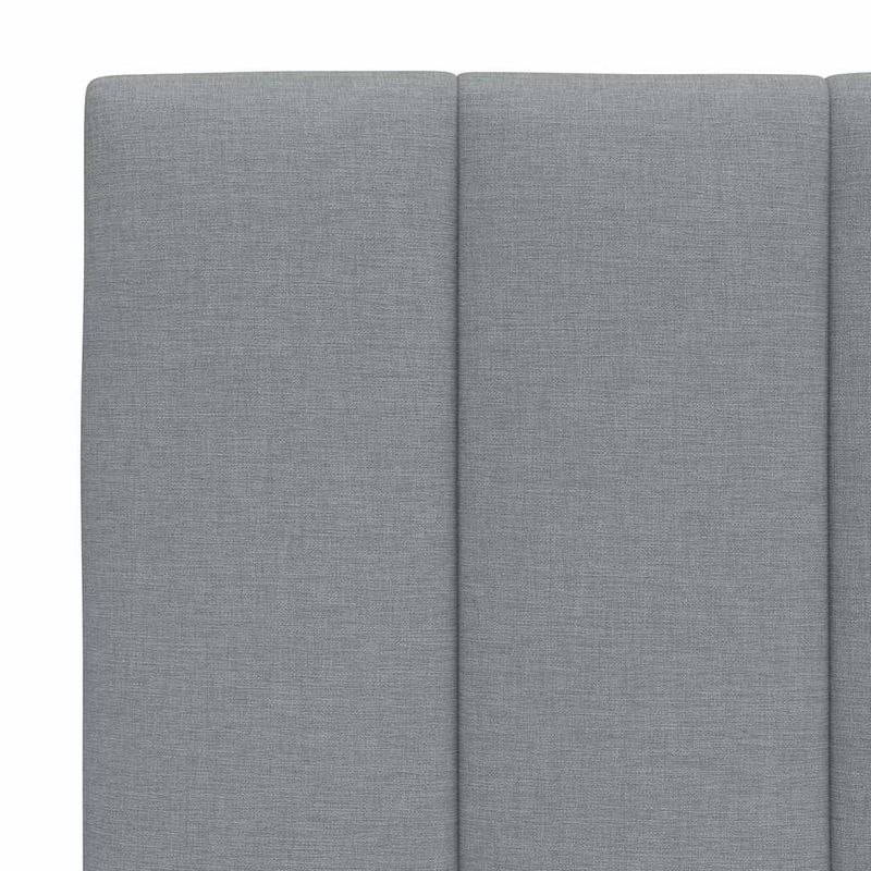 Casa si Gradina - Mobilier - Paturi si accesorii - Paturi - Cadru de pat fara saltea, gri deschis, 160x200 cm, textil - Infinity.ro