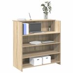 Casa si Gradina - Mobilier - Mese si birouri - Birouri - Birou de receptie Stejar Sonoma 100x50x103,5 cm Lemn prelucrat - Infinity.ro