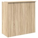 Casa si Gradina - Mobilier - Mese si birouri - Birouri - Birou de receptie Stejar Sonoma 100x50x103,5 cm Lemn prelucrat - Infinity.ro