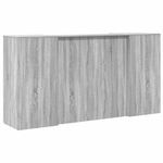 Casa si Gradina - Mobilier - Mese si birouri - Birouri - Birou de receptie Gri Sonoma 200x50x103,5 cm Lemn prelucrat - Infinity.ro