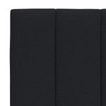 Casa si Gradina - Mobilier - Paturi si accesorii - Paturi - Pat cu saltea, negru, 120x200 cm, textil - Infinity.ro