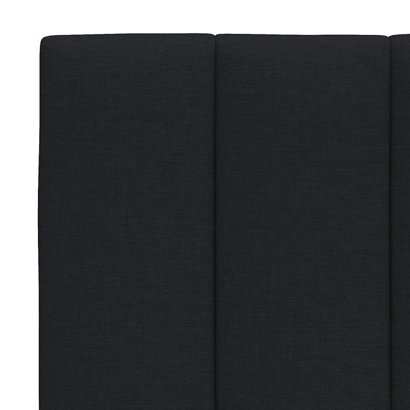Casa si Gradina - Mobilier - Paturi si accesorii - Paturi - Pat cu saltea, negru, 120x200 cm, textil - Infinity.ro