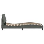 Casa si Gradina - Mobilier - Paturi si accesorii - Paturi - Cadru de pat fara saltea, gri inchis, 90x200 cm, textil - Infinity.ro