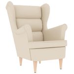 Casa si Gradina - Mobilier - Scaune si fotolii - Fotolii - Fotoliu, alb, 74x84x100 cm, panza textil - Infinity.ro