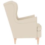 Casa si Gradina - Mobilier - Scaune si fotolii - Fotolii - Fotoliu, alb, 74x84x100 cm, panza textil - Infinity.ro
