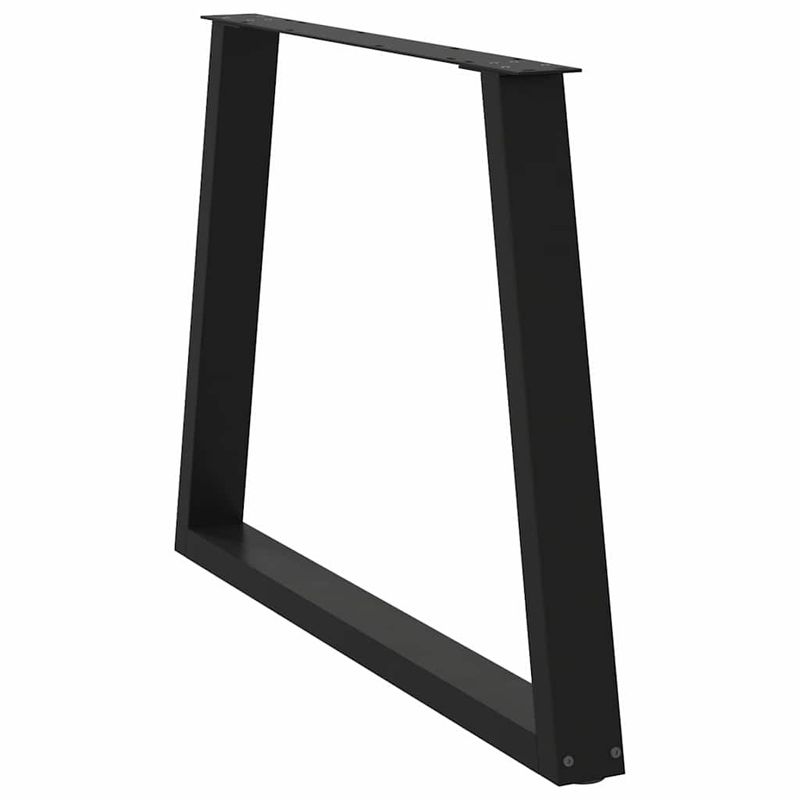 Casa si Gradina - Mobilier - Feronerie si accesorii mobila - Picioare pentru masa in forma de V 2 buc Negru Otel - Infinity.ro