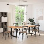 Casa si Gradina - Mobilier - Feronerie si accesorii mobila - Picioare pentru masa in forma de V 2 buc Negru Otel - Infinity.ro
