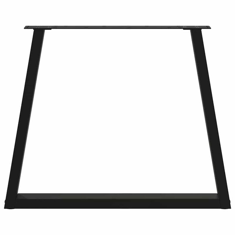 Casa si Gradina - Mobilier - Feronerie si accesorii mobila - Picioare pentru masa in forma de V 2 buc Negru Otel - Infinity.ro