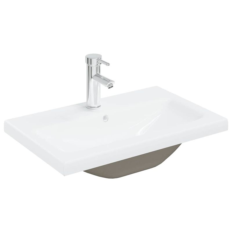 Casa si Gradina - Mobilier - Seturi de mobilier - Seturi baie - Set mobilier de baie, 3 piese, gri beton, lemn compozit - Infinity.ro