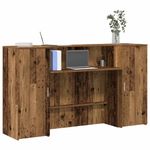 Casa si Gradina - Mobilier - Mese si birouri - Birouri - Birou de receptie Lemn vechi 180x50x103,5 cm Lemn prelucrat - Infinity.ro
