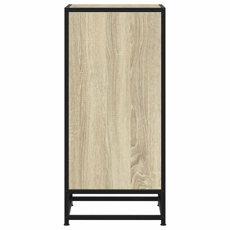Casa si Gradina - Mobilier - Comode si corpuri - Comode - Dulap, stejar sonoma, 35,5x35x76 cm, lemn prelucrat si metal - Infinity.ro