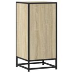 Casa si Gradina - Mobilier - Comode si corpuri - Comode - Dulap, stejar sonoma, 35,5x35x76 cm, lemn prelucrat si metal - Infinity.ro