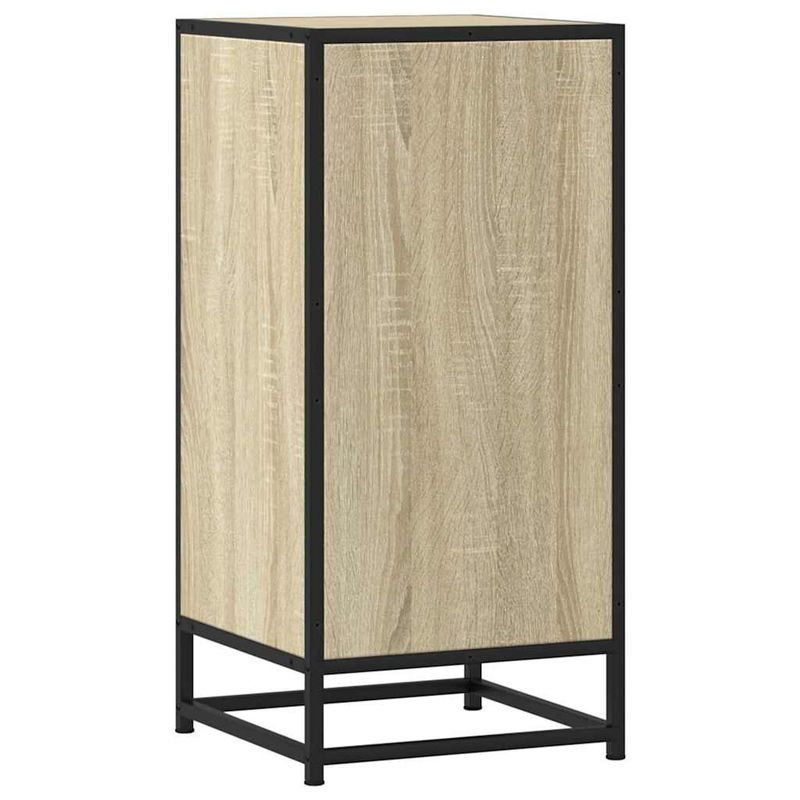 Casa si Gradina - Mobilier - Comode si corpuri - Comode - Dulap, stejar sonoma, 35,5x35x76 cm, lemn prelucrat si metal - Infinity.ro
