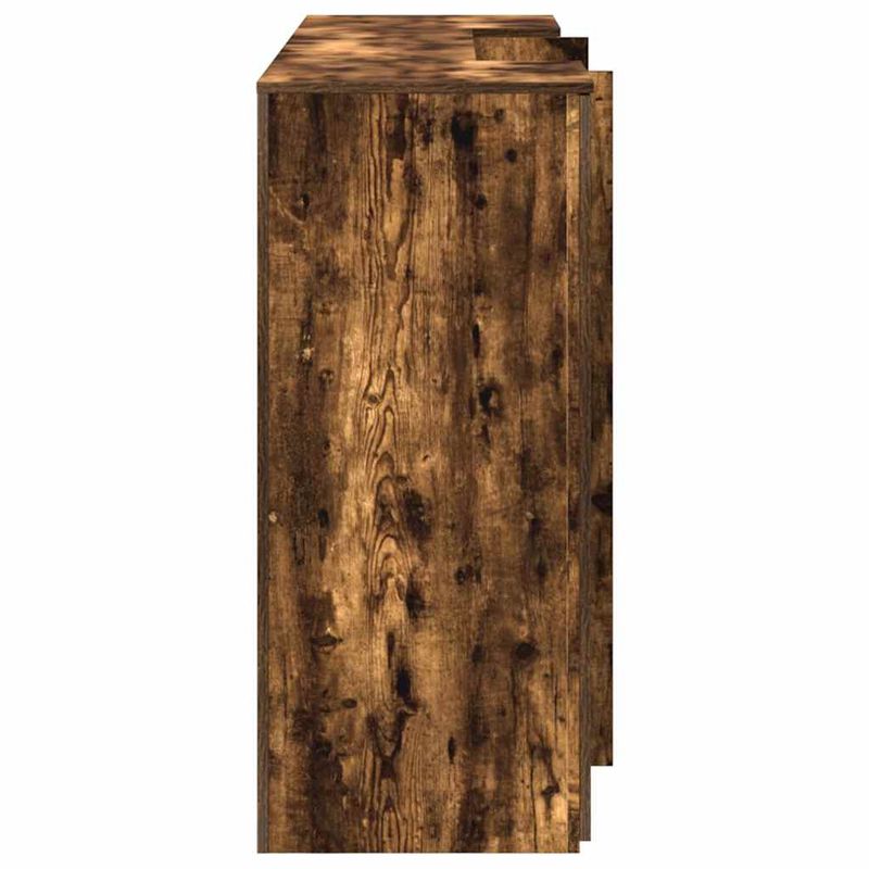 Casa si Gradina - Mobilier - Mese si birouri - Birouri - Birou de receptie stejar afumat 200x50x103,5 cm lemn prelucrat - Infinity.ro