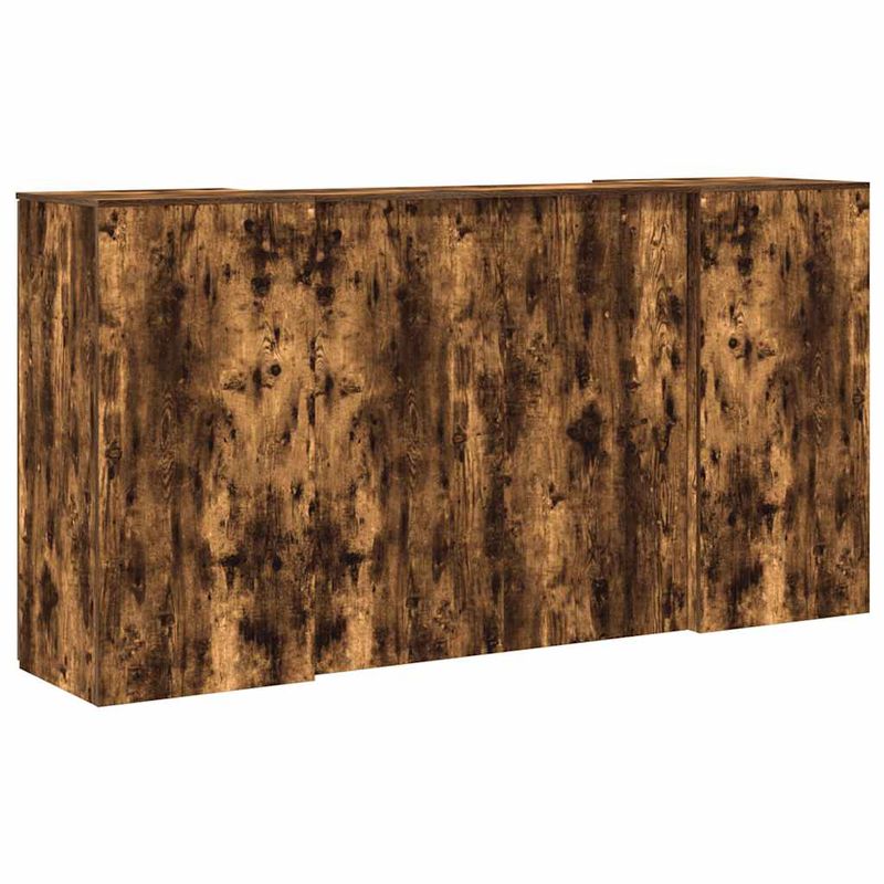 Casa si Gradina - Mobilier - Mese si birouri - Birouri - Birou de receptie stejar afumat 200x50x103,5 cm lemn prelucrat - Infinity.ro