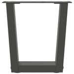 Casa si Gradina - Mobilier - Feronerie si accesorii mobila - Picioare pentru masa in forma de V 2 buc Antracit Otel - Infinity.ro