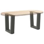 Casa si Gradina - Mobilier - Feronerie si accesorii mobila - Picioare pentru masa in forma de V 2 buc Antracit Otel - Infinity.ro