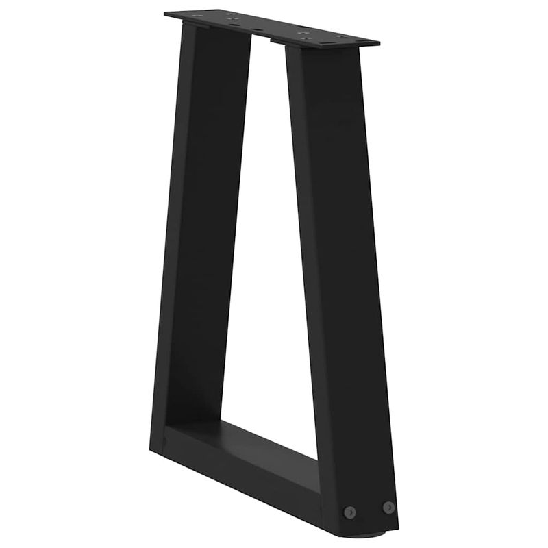 Casa si Gradina - Mobilier - Feronerie si accesorii mobila - Picioare pentru masa in forma de V 2 buc Negru Otel - Infinity.ro