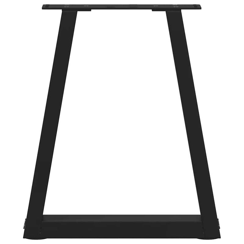 Casa si Gradina - Mobilier - Feronerie si accesorii mobila - Picioare pentru masa in forma de V 2 buc Negru Otel - Infinity.ro