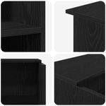 Casa si Gradina - Mobilier - Mese si birouri - Birouri - Birou de receptie Stejar negru 100x50x103,5 cm Lemn prelucrat - Infinity.ro