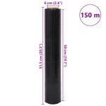 Carti si Birotica - Birotica - Articole ambalare - Film extensibil 6 buc Negru 30 μm 50 cm x 150 m - Infinity.ro