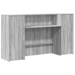 Casa si Gradina - Mobilier - Mese si birouri - Birouri - Birou de receptie Gri Sonoma 180x50x103,5 cm Lemn prelucrat - Infinity.ro