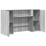 Casa si Gradina - Mobilier - Mese si birouri - Birouri - Birou de receptie Gri Sonoma 180x50x103,5 cm Lemn prelucrat - Infinity.ro