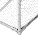 Petshop - Accesorii petshop - Culcusuri si custi - Custi interior si exterior - Canisa de exterior pentru caini cu usa 3x2x1 m otel galvanizat - Infinity.ro