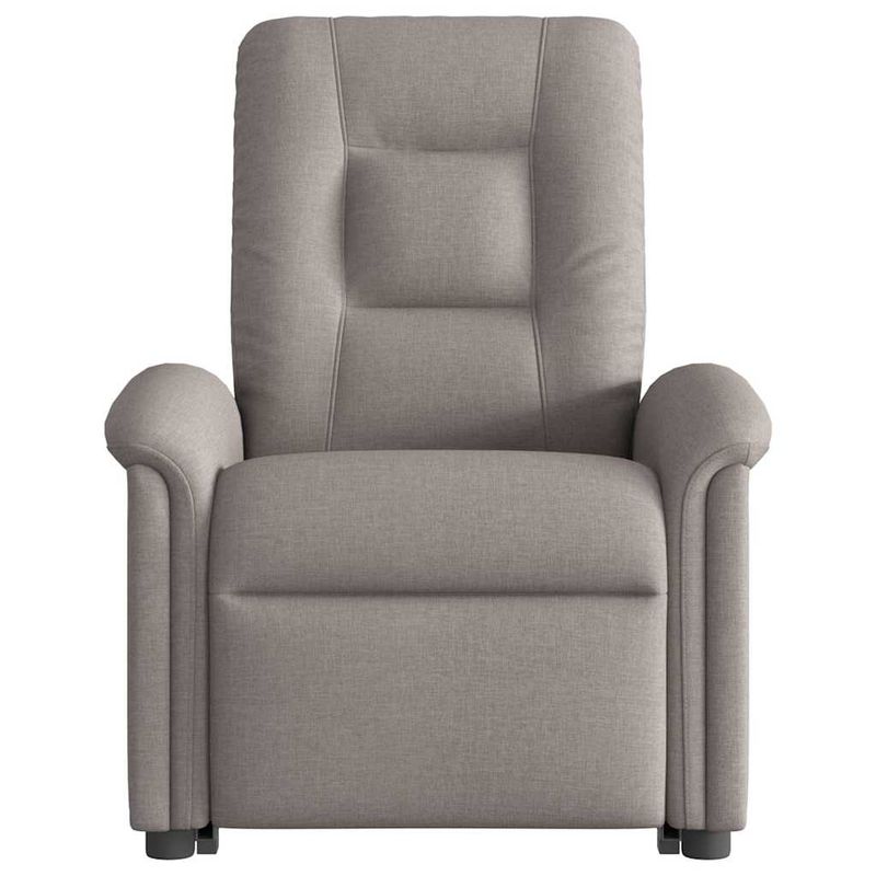 Casa si Gradina - Mobilier - Scaune si fotolii - Fotolii - Fotoliu rabatabil cu ridicare pe verticala, gri taupe, textil - Infinity.ro