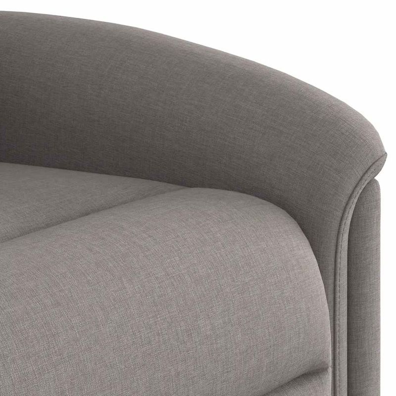 Casa si Gradina - Mobilier - Scaune si fotolii - Fotolii - Fotoliu rabatabil cu ridicare pe verticala, gri taupe, textil - Infinity.ro