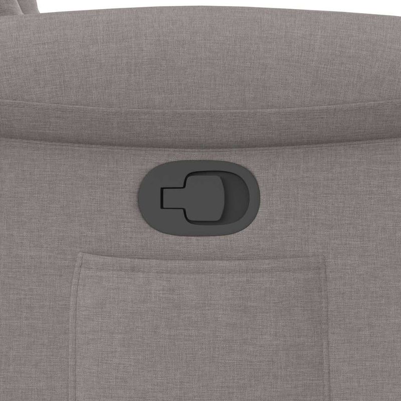 Casa si Gradina - Mobilier - Scaune si fotolii - Fotolii - Fotoliu rabatabil cu ridicare pe verticala, gri taupe, textil - Infinity.ro