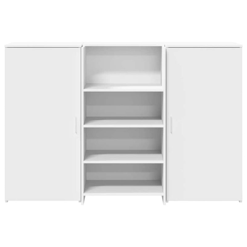 Casa si Gradina - Mobilier - Mese si birouri - Birouri - Birou de receptie alb 155x50x103,5 cm din lemn prelucrat - Infinity.ro