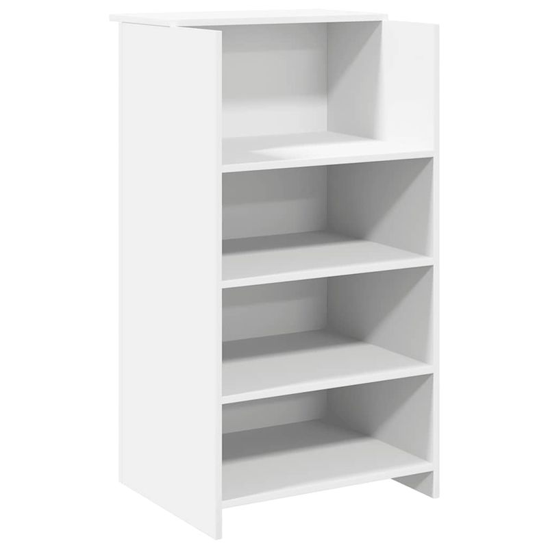 Casa si Gradina - Mobilier - Mese si birouri - Birouri - Birou de receptie alb 155x50x103,5 cm din lemn prelucrat - Infinity.ro