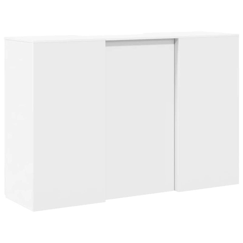 Casa si Gradina - Mobilier - Mese si birouri - Birouri - Birou de receptie alb 155x50x103,5 cm din lemn prelucrat - Infinity.ro
