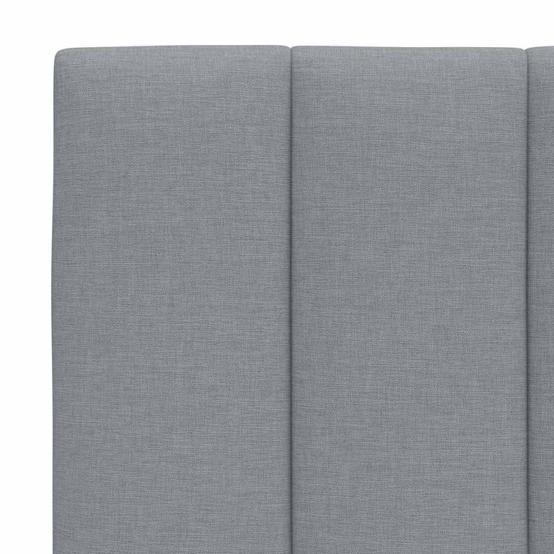 Casa si Gradina - Mobilier - Paturi si accesorii - Paturi - Cadru de pat fara saltea, gri deschis, 100x200 cm, textil - Infinity.ro
