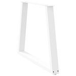 Casa si Gradina - Mobilier - Feronerie si accesorii mobila - Picioare pentru masa in forma de V 3 buc alb otel - Infinity.ro